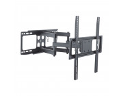 TV-Wall Mount for 23-60- - PureMounts -FM41-400-, Tilted, up to 50kg, Tilt:+10°/- 20°, swivel:  180°,  level: +/- 3°,  62-475 mm  wall distance, max.VESA 400x400, Steel black